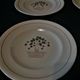 Series of six dessert plates Longwy years 50 cherry blossoms