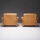 Stunning Coronado chairs in cognac leather by Afra & Tobia Scarpa - B&B Italia