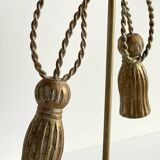 Vintage Knot Candle Holders Brass Metal