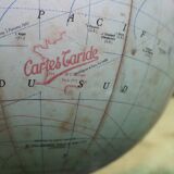 Taride terrestrial globe 1962 aluminum base
