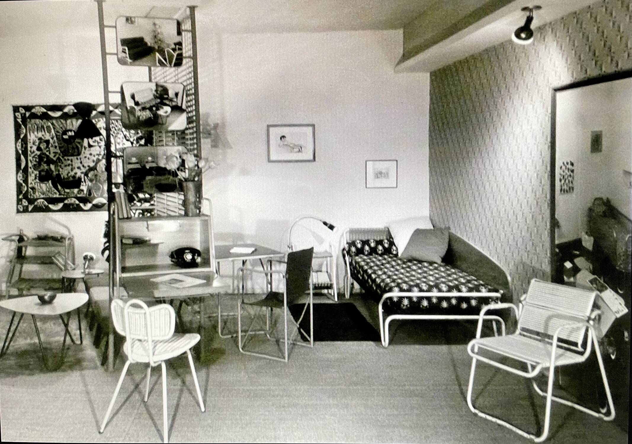 Paire de fauteuils Tubauto Jacques Hitier/Tubauto France 1950