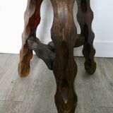 Solid wood tripod, mountain