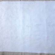 service table damned, tablecloth and 6 embroidered napkins "Elodie", 2m40 x 1m75, late nineteenth, early twentieth