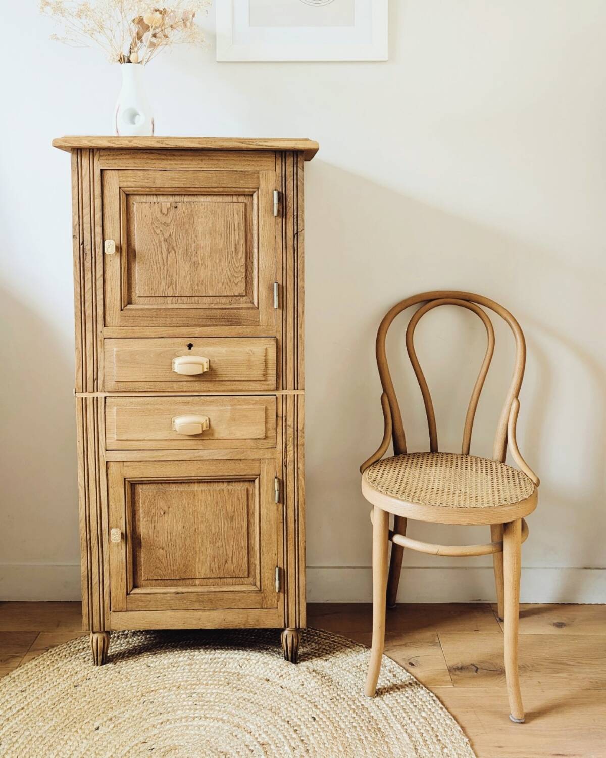 Parisian retro chic oak buffet