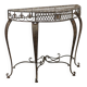 Old iron console painted with tin decorations, 20th century.