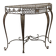 Old iron console painted with tin decorations, 20th century.