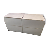 Furniture Usm Haller 4 boxes silver gray