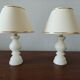 Pair of vintage alabaster lamps