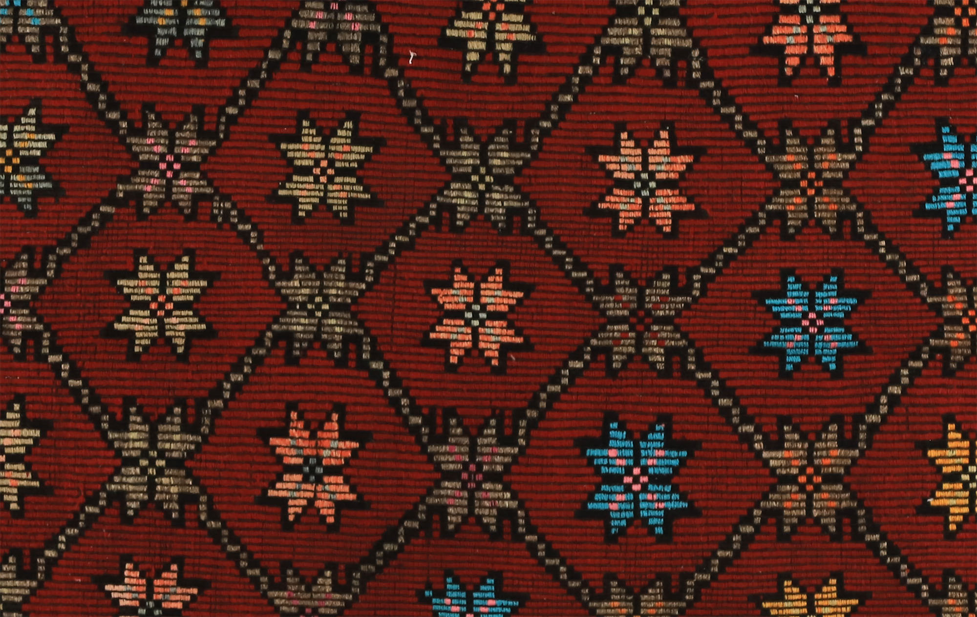 Anatolian handmade kilim rug 281 cm x 177 cm