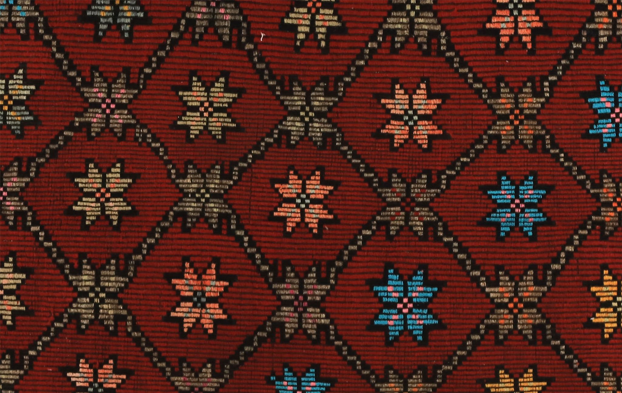 Anatolian handmade kilim rug 281 cm x 177 cm
