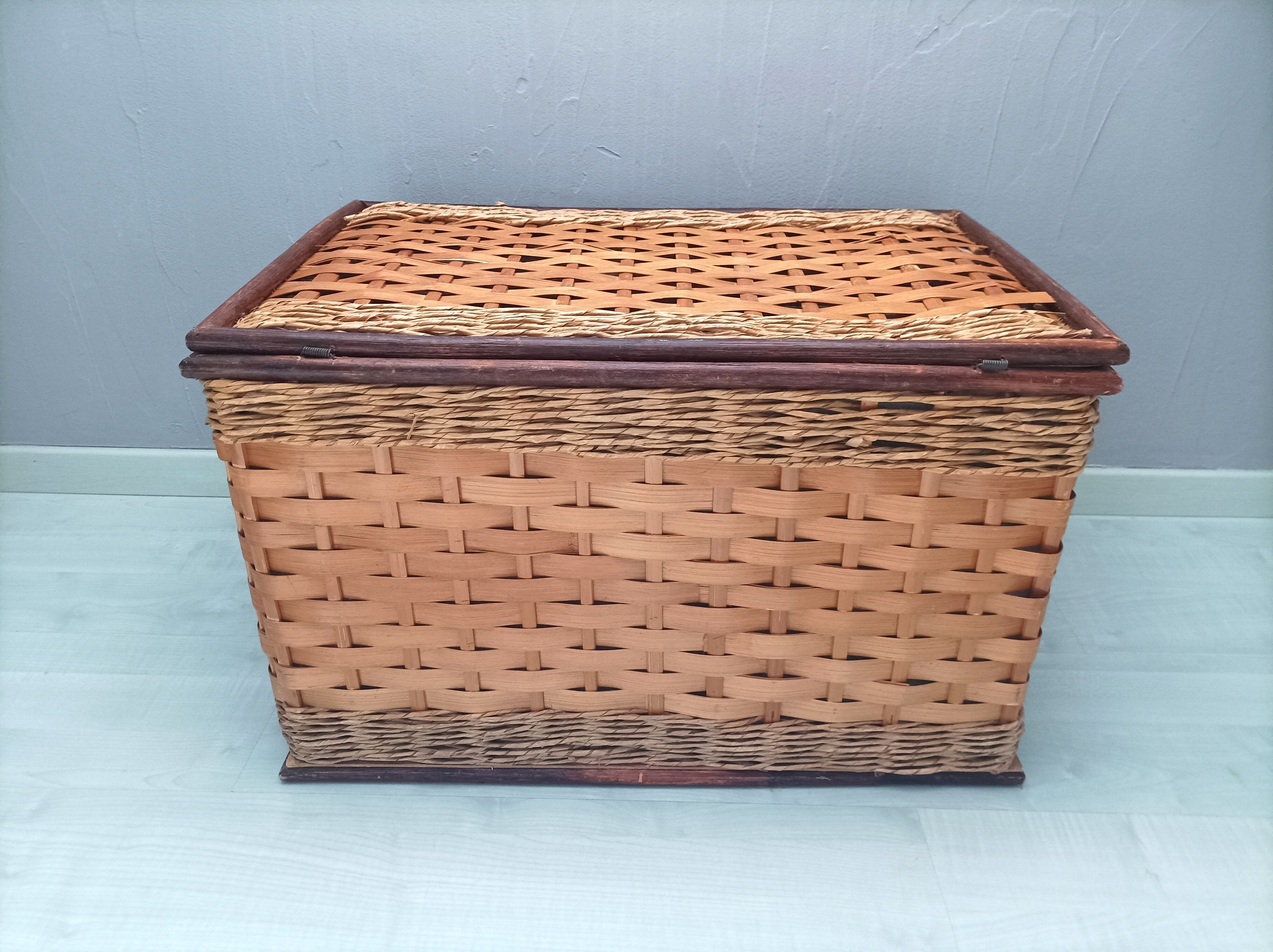 Rattan and wicker trunk
