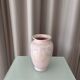 Vintage Pink Iridescent Ceramic Vase | Pearlescent Lustre Glaze | Postmoder