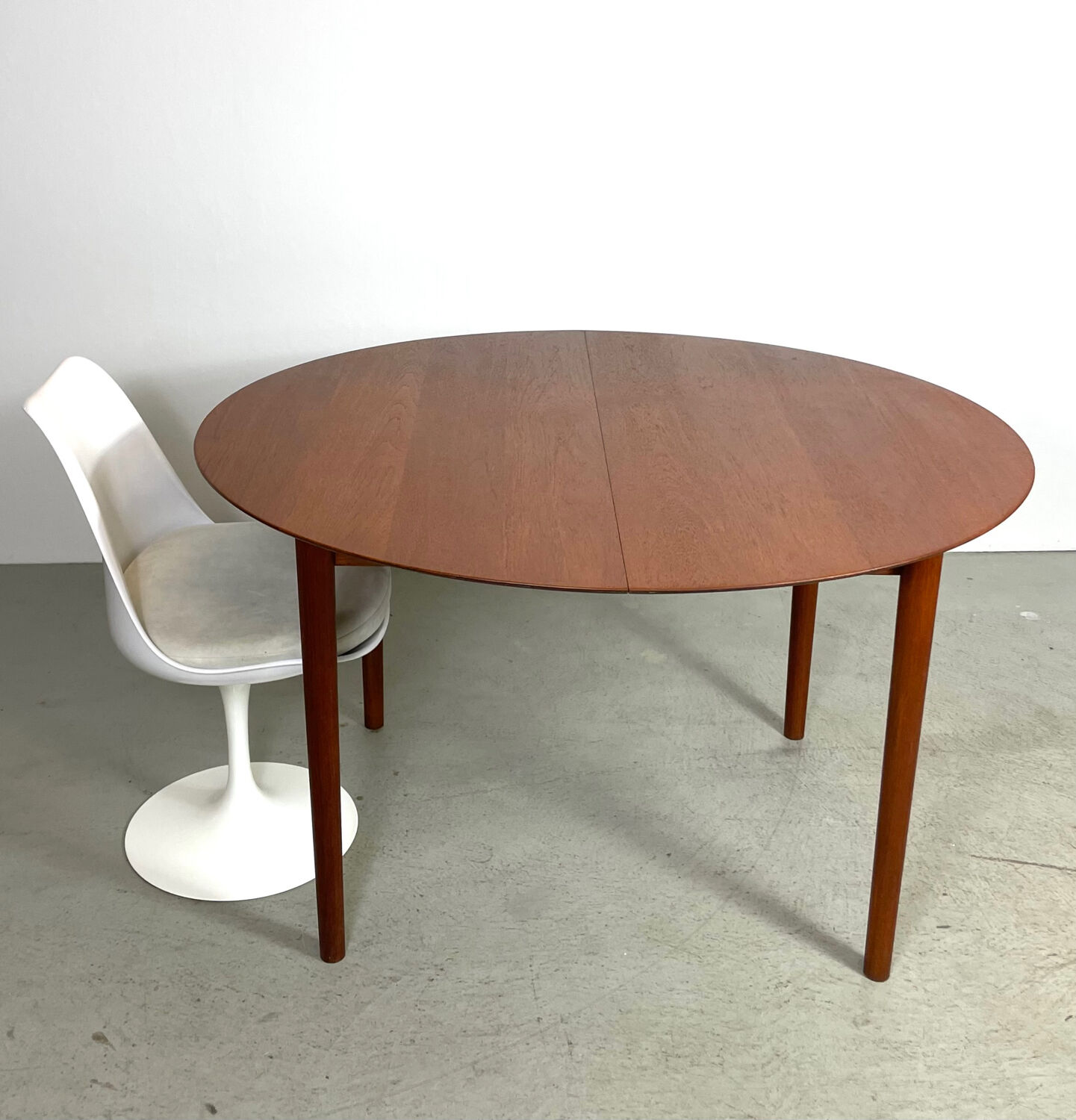 Round Dining Table in Teak by Hvidt&Mølgaard, Denmark 1950s