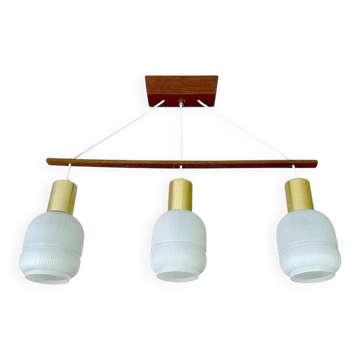 Suspension en teck danois des années 50