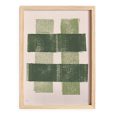 Peinture absytaite sur papier B204 tableau signé Eawy