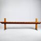 Prototype de banc par Olof Pira. Suède, années 1970.