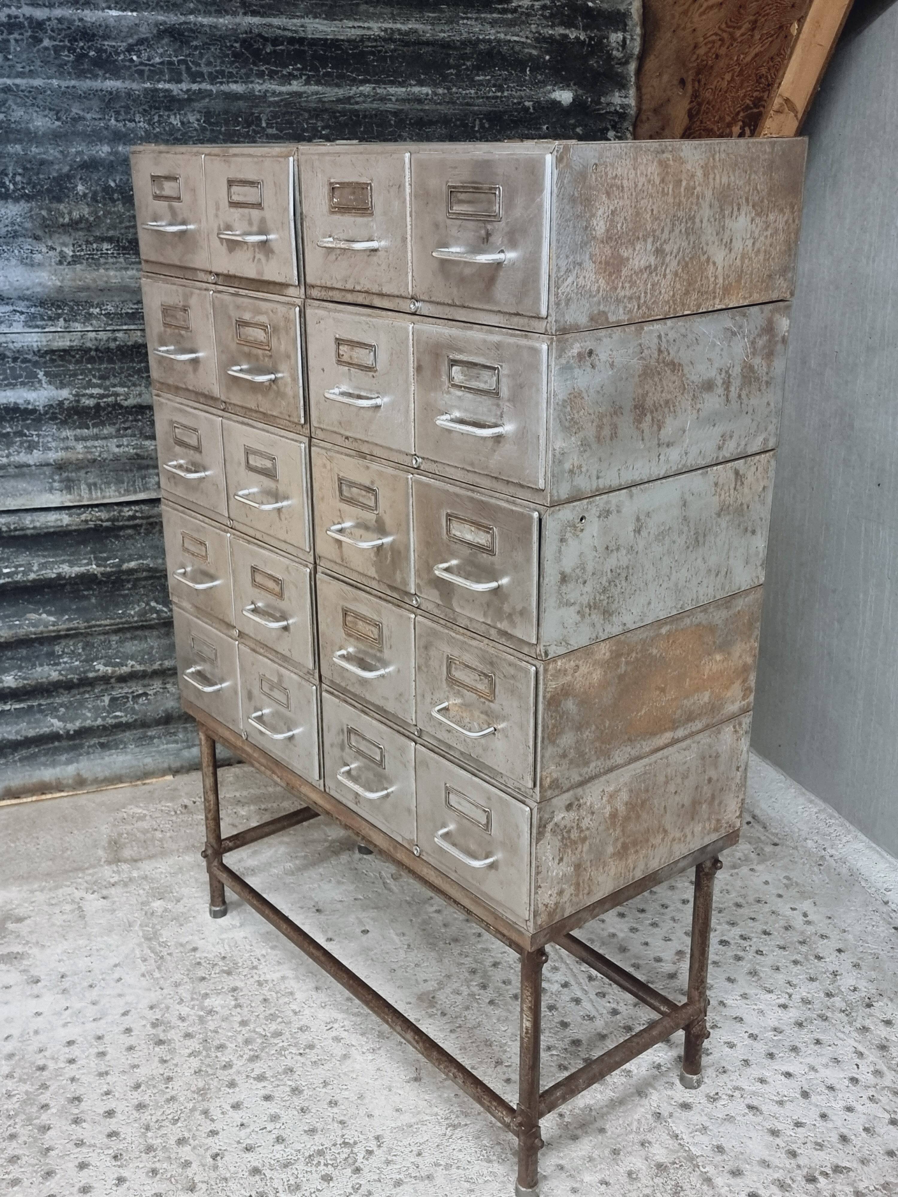 Industrial drawer cabinet filing cabinet hobby cabinet made of iron