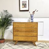 Commode vintage pieds compas