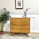 Vintage chest of drawers compass feet