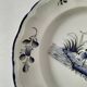 Assiette KG Lunéville décor pêcheur bleu