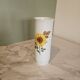 Sunflower vase in white porcelain Creidlitz Bavaria