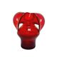 Vintage vase by Czesław Zuber for Sudety Glassworks, Poland, 1970s