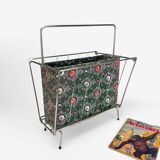 Metal and vinyl magazine holders 60s