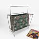 Metal and vinyl magazine holders 60s