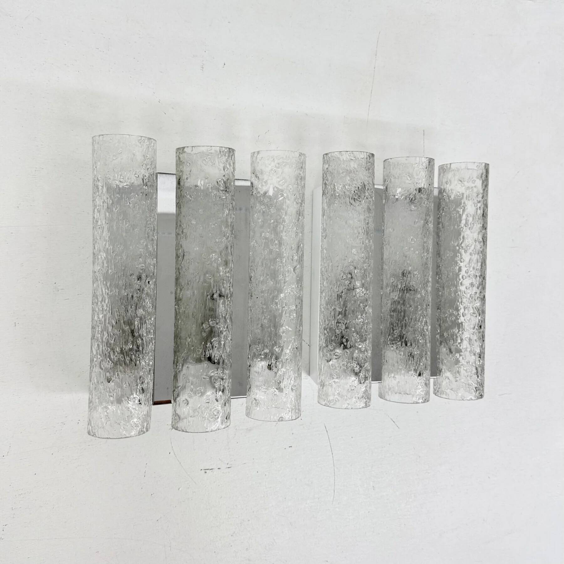 Mid-century design Doria Leuchten wall lamps sconce, 1970s