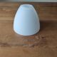 Small translucent white glass lampshade
