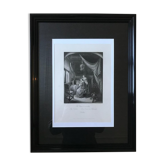 Gérard DOU, the lady at his toilet, engraving, nineteenth century