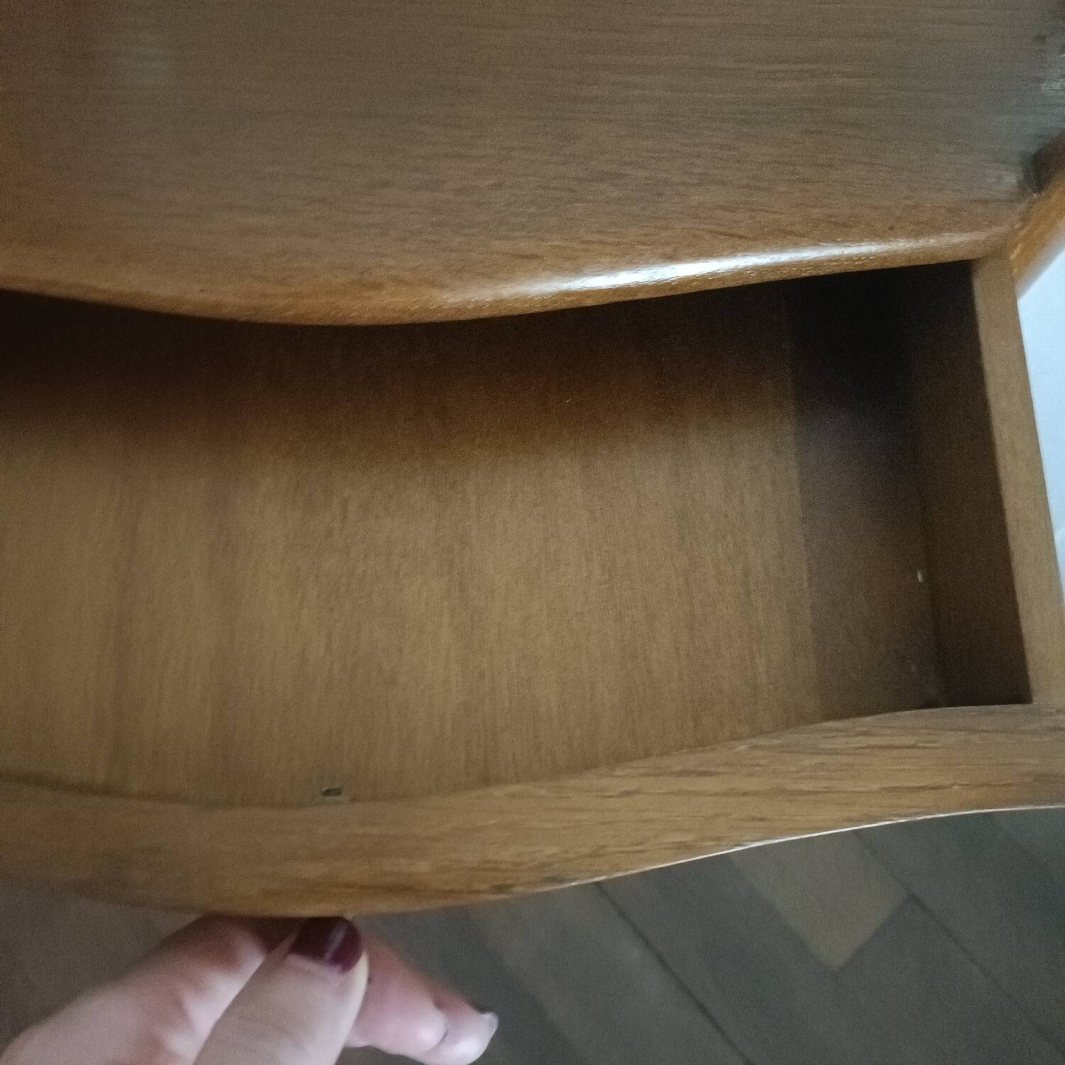 Vintage bedside table with 3 drawers