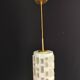 Glass suspension Peill & Putzler 1970s design lamp