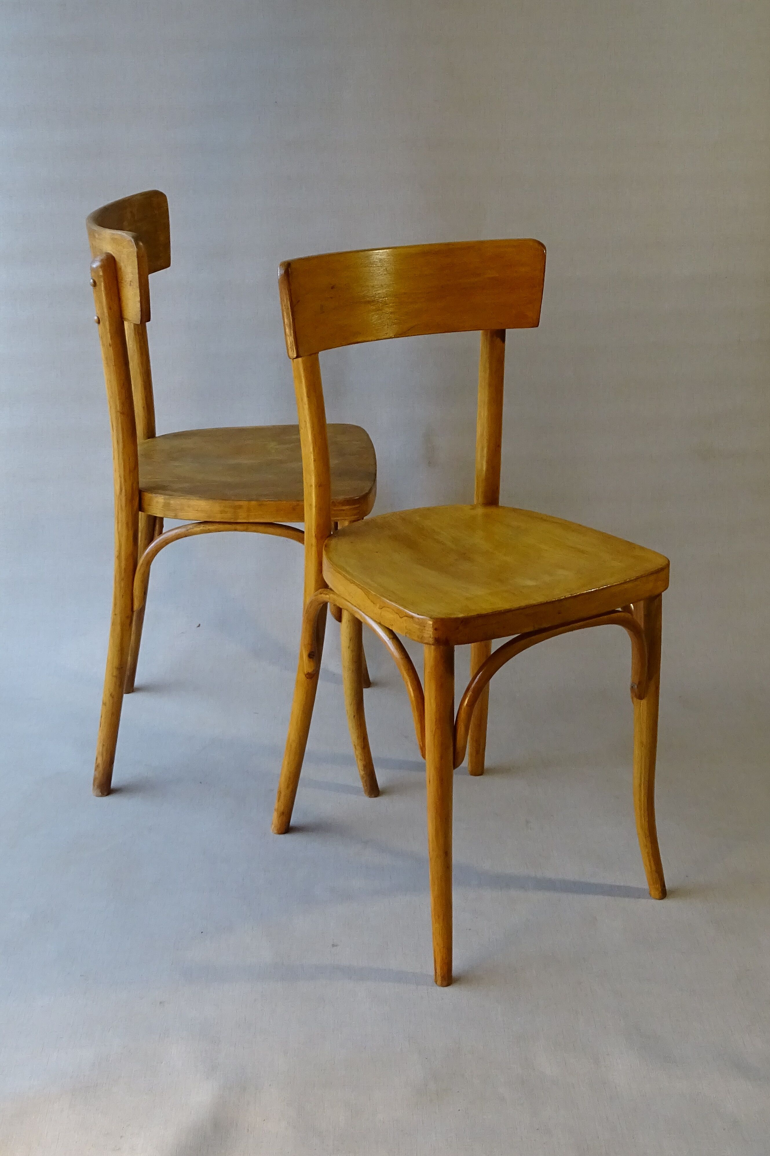 Two chairs bistrot Thonet 1960 Czechoslovakia