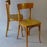Two chairs bistrot Thonet 1960 Czechoslovakia
