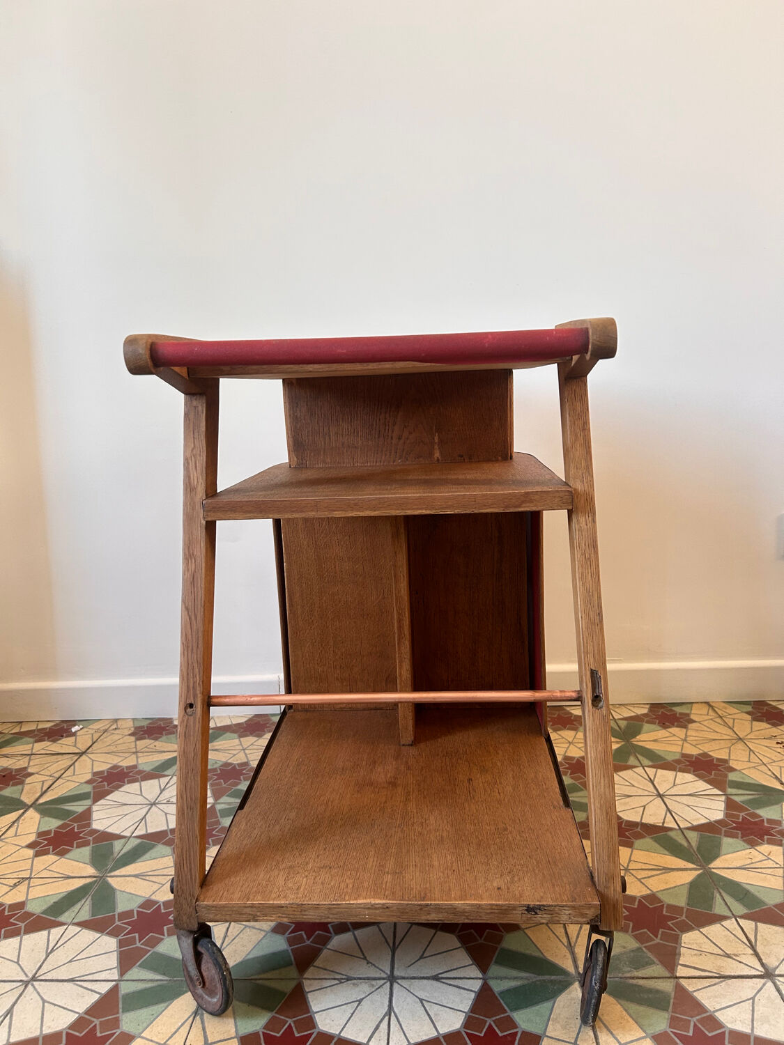 Vintage 50/60 rolling trolley