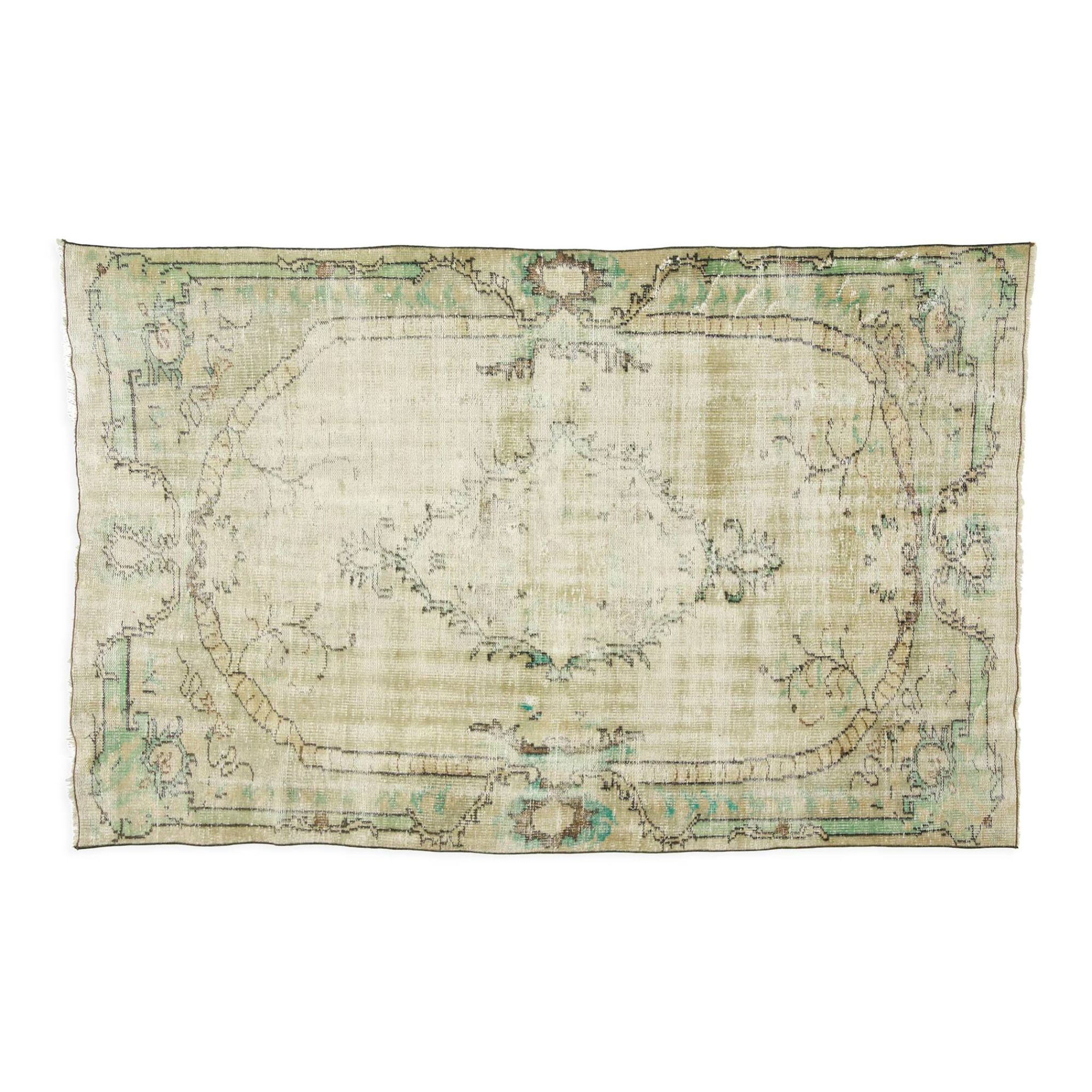 Tapis vintage Anatolien fait main 231 cm x 144 cm