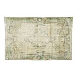 Anatolian handmade vintage rug 231 cm x 144 cm