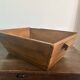 Large vintage wooden dough trough – 65 × 50 cm