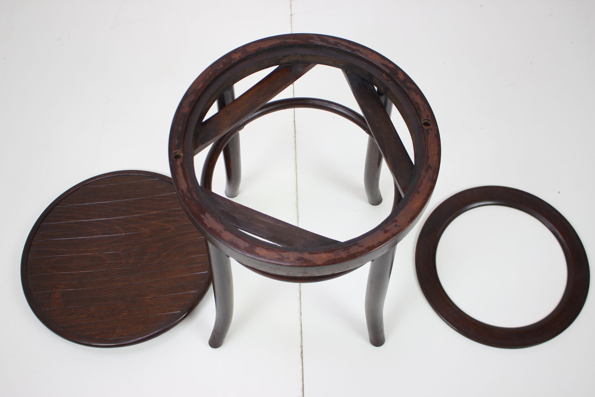 Wooden stool Fischel, circa 1910