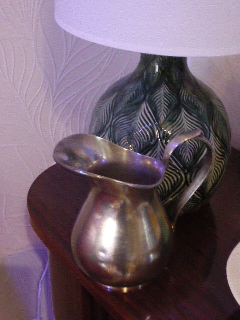 Coffee set in silver metal composed of 3 pitchers, Millan Freres, Paris