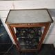 Vitrine ancienne style transition Louis XV-Louis XVI en Acajou