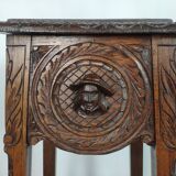 Saddle old décor Breton oak