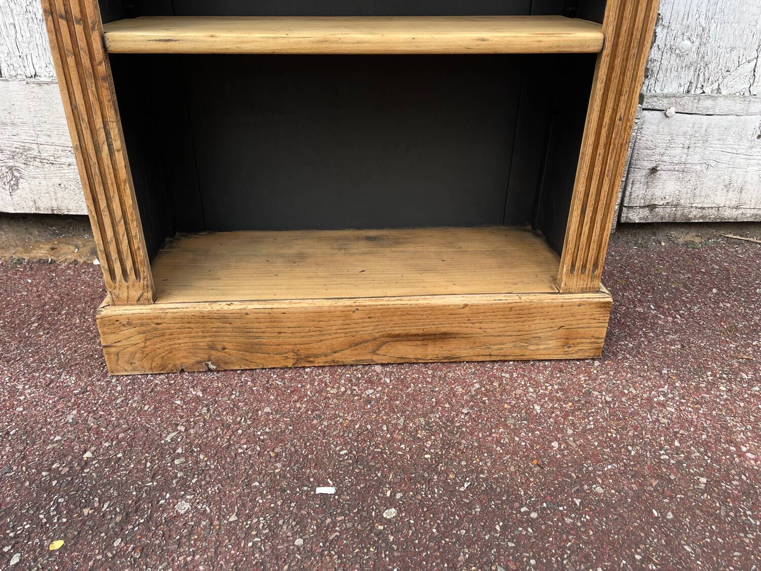 Bibus raw oak bookcase