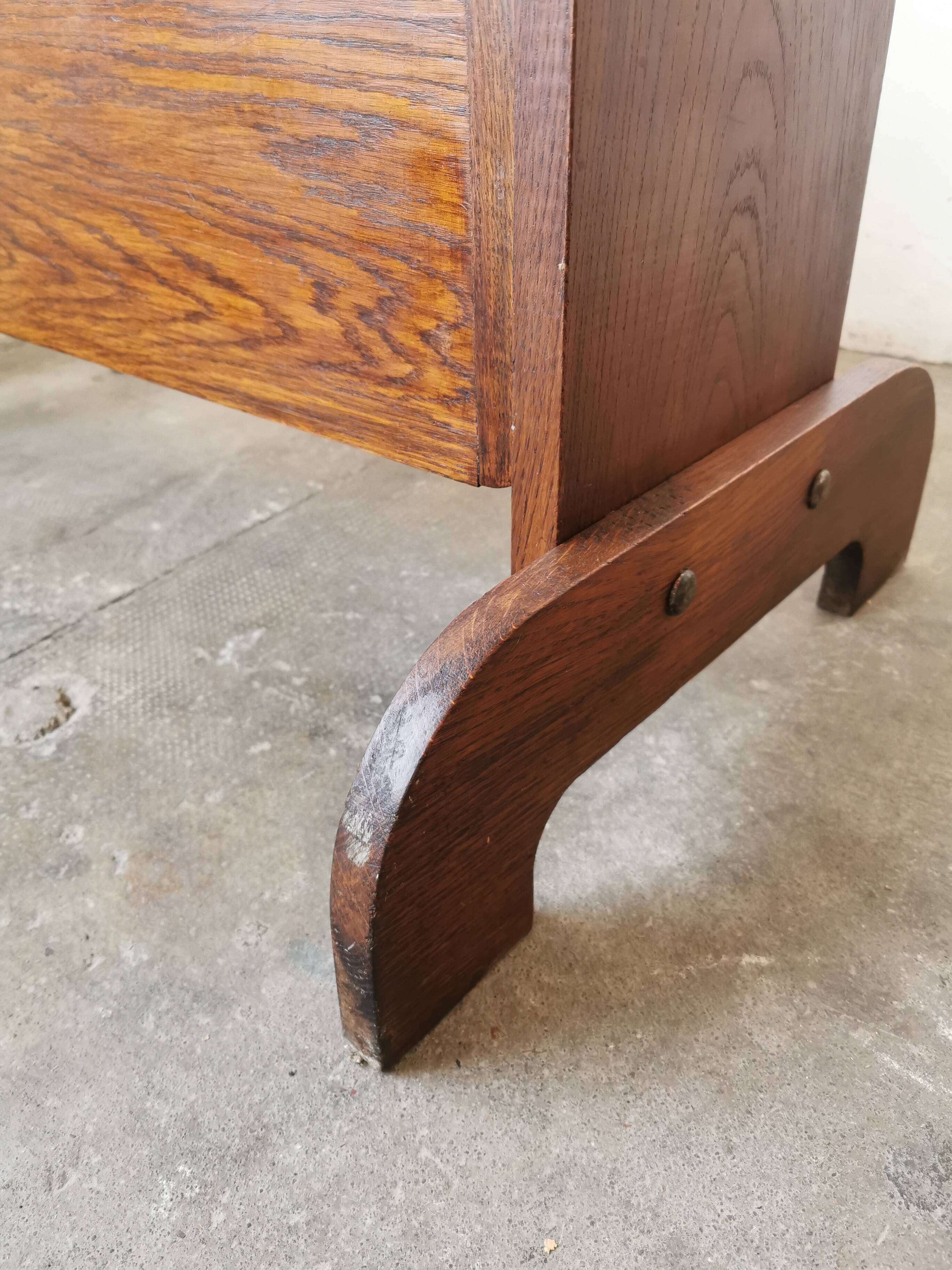 Double retractable desk 1950, Raclem