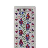 Hand-knotted rug, vintage Turkish rug 43x180 cm