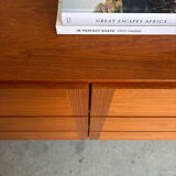 Commode double vintage danoise en teck