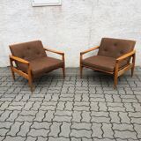 Vintage miroslav navratil lounge chairs adjustable mid century 60s
