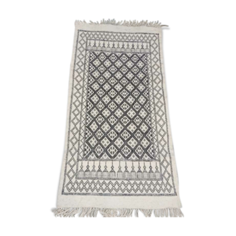 Tapis kilim blanc 155x80cm
