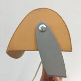 Pair of vintage 90s wall lights in curved wood